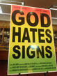 God Hates Signs